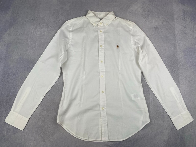Lot 98  
            Nottingham Luxury Room - Delivery Only 

                
Ralph Lauren Slim Fit Long Sleeve Shirt - Size 12 (VAT ONLY PAYABLE ON BUYERS PRE...