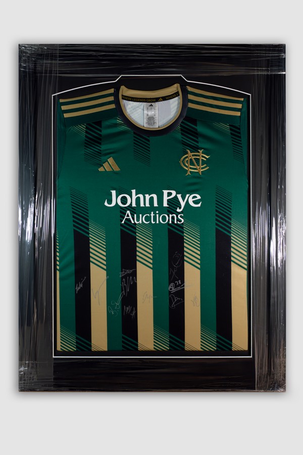 Lot 2  
            Nottingham Charity Auction - Collection Only 

                
A framed 2025 Notts Outlaws One Day Cup shirt, signed by the Outlaws