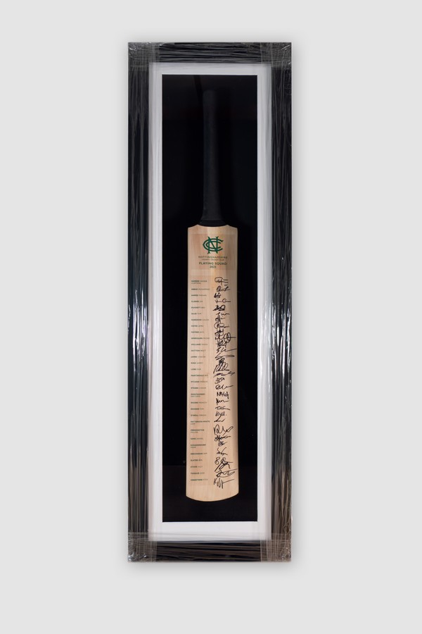 Lot 6  
            Nottingham Charity Auction - Collection Only 

                
A bat signed by the title-winning 2025 Nottinghamshire County Cricket Club playin...