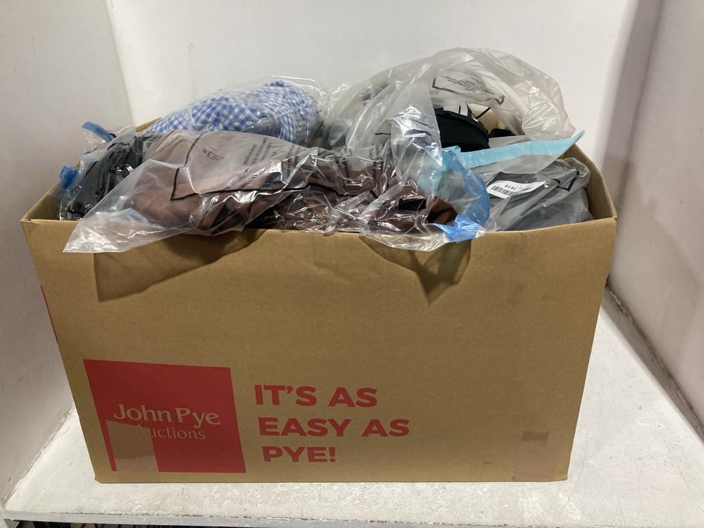 Lot 1861  
            Chesterfield SR45 - Parcel Delivery Only 

                
BOX OF ASSORTED BRANDED CLOTHES/ COSTUMES GT INCLUDE CURVES ZOMBIE NURSE COSTUME ...