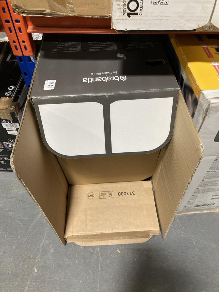 Lot 1504  
            Chesterfield SR47 - Parcel Delivery Only 

                
BRABANTIA BO TOUCH BIN (LOCATION: F10)