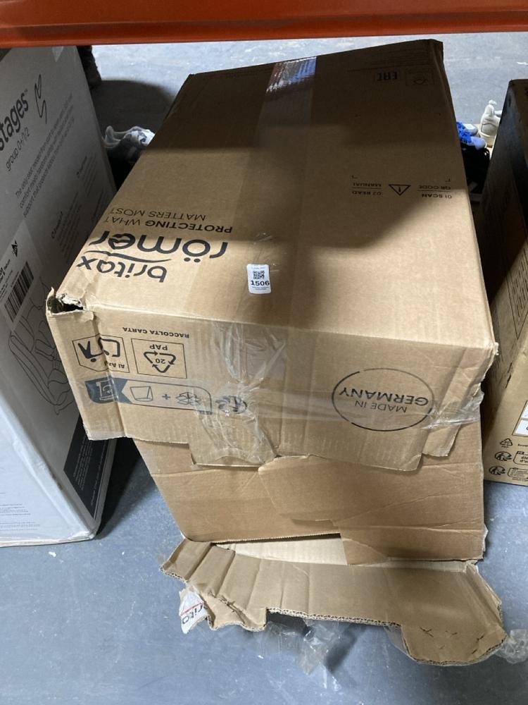 Lot 1506  
            Chesterfield SR47 - Parcel Delivery Only 

                
BRITAX ROMER CAR SEAT (LOCATION: F10)