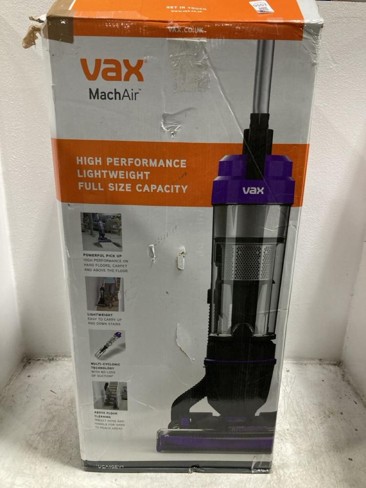Lot 1555  
            Chesterfield SR47 - Parcel Delivery Only 

                
VAX MACH AIR HIGH PERFORMANCE VACUUM CLEANER (LOCATION: SR46G2)