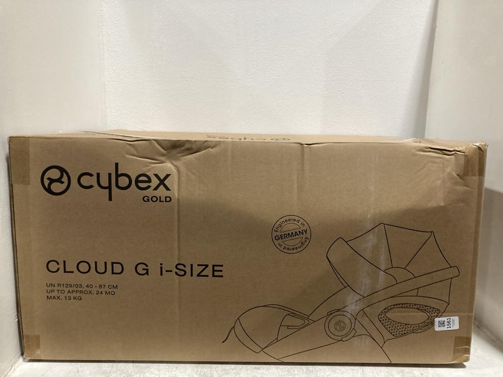 Lot 1561  
            Chesterfield SR47 - Parcel Delivery Only 

                
CYBEX GOLD CLOUD G ISIZE CAR SEAT ORIGINAL RRP £189 (LOCATION: SR46G2)