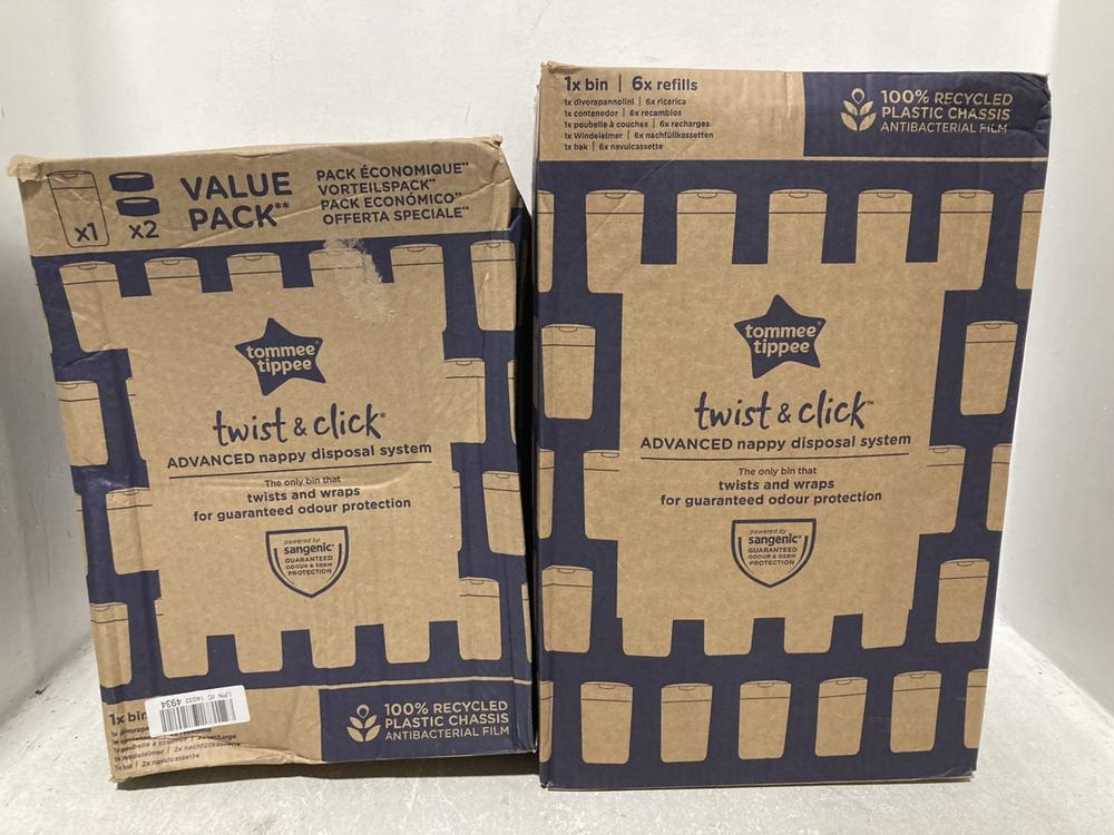 Lot 1601  
            Chesterfield SR47 - Parcel Delivery Only 

                
TOMMEE TIPPEE SANGENIC XL TO INCLUDE TOMMEE TIPPEE TWIST AND CLICK (LOCATION: SR4...