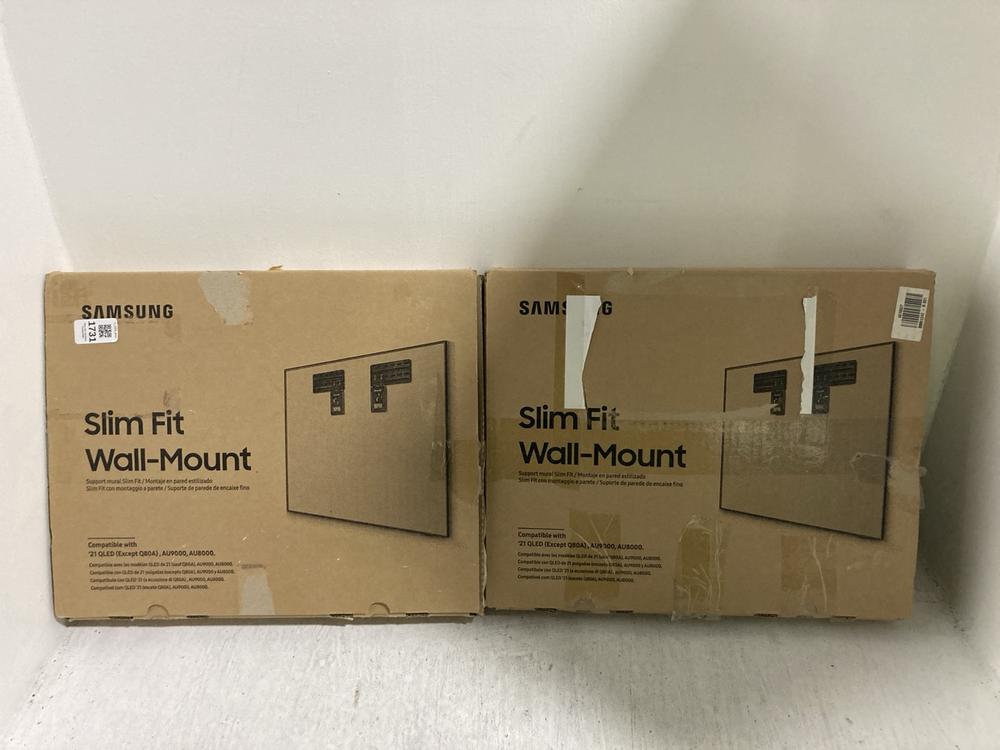 Lot 1731  
            Chesterfield SR47 - Parcel Delivery Only 

                
2 X SAMSUNG SLIM FIT TV WALL MOUNT COMPATIBLE WITH 21" QLED TV -200031 (LOCATION:...