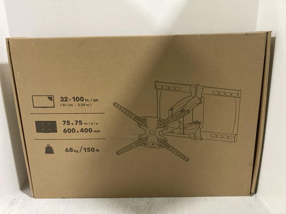 Lot 1734  
            Chesterfield SR47 - Parcel Delivery Only 

                
AVF MULTI POSITION TV WALL MOUNT SUITABLE FOR 32-100 INCH TV ORIGINAL RRP £229 -2...