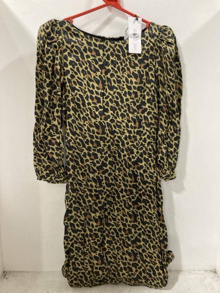 Lot 1797  
            Chesterfield SR47 - Parcel Delivery Only 

                
OLIVIA RUBIN LARA DRESS IN LEOPARD PRINT SIZE 6 ORIGINAL RRP- £350 (LOCATION: SR4...