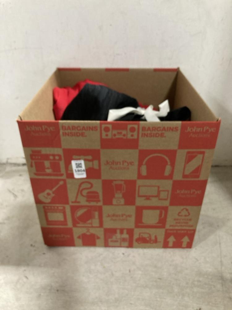 Lot 1804  
            Chesterfield SR47 - Parcel Delivery Only 

                
6 X ASSORTED ADULTS CLOTHING TO INCLUDE GHOSPELL AYLA OVERSIZED MIDI DRESS IN RED...