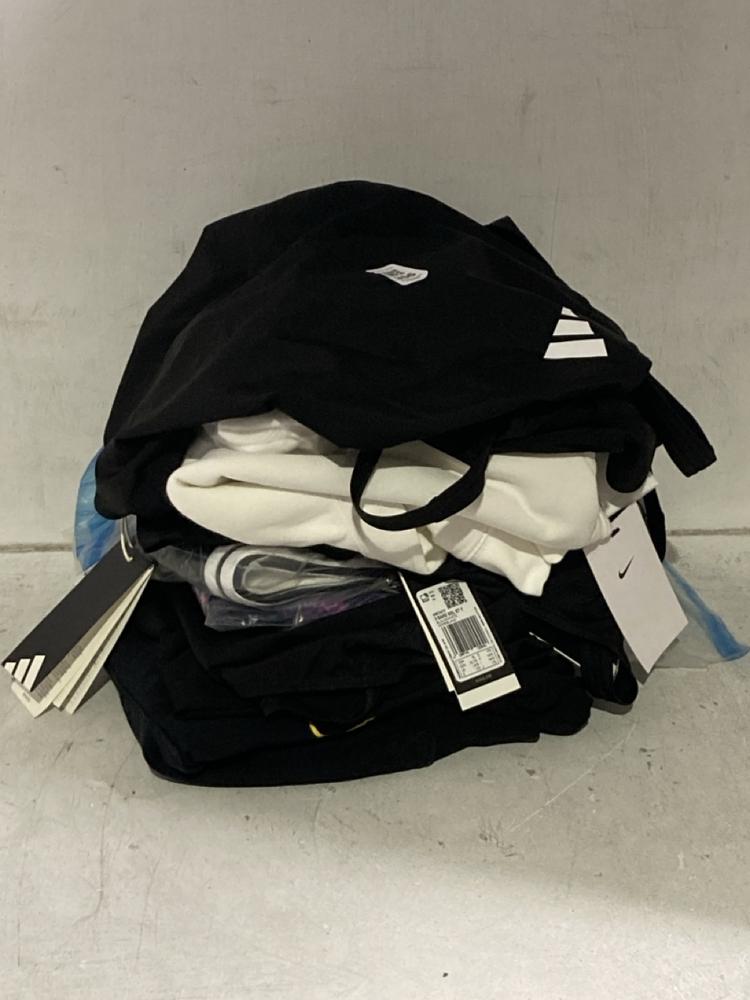 Lot 356  
            Chesterfield SR46 - Parcel Delivery Only 

                
QTY OF ASSORTED ADULTS ADIDAS CLOTHING TO INCLUDE ADIDAS SWIMSUIT IN BLACK - UK S...