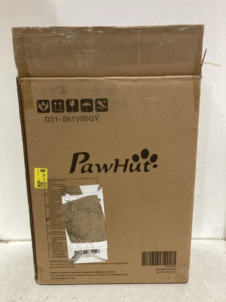 Lot 367  
            Chesterfield SR46 - Parcel Delivery Only 

                
PAWHUT DUAL PET BOWL & DISH RACK IN WHITE TO INCLUDE CAT LITTER BOX IN GREY (LOCA...