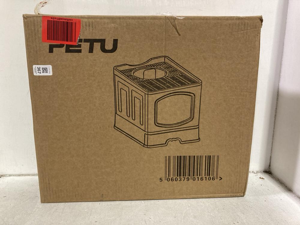 Lot 367  
            Chesterfield SR46 - Parcel Delivery Only 

                
PAWHUT DUAL PET BOWL & DISH RACK IN WHITE TO INCLUDE CAT LITTER BOX IN GREY (LOCA...