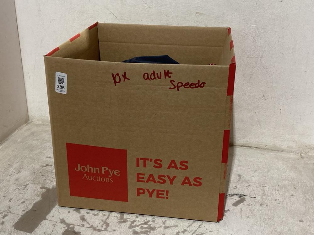 Lot 386  
            Chesterfield SR46 - Parcel Delivery Only 

                
10 X ASSORTED ADULTS SPEEDOS TO INCLUDE SPEEDO ENDURA SWIM SHORTS IN GREY & PINK ...