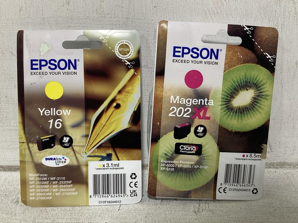 Lot 458  
            Chesterfield SR46 - Parcel Delivery Only 

                
QTY OF ASSORTED INKS TO INCLUDE BROTHER LC123 GENIUS SUPPLIES INK PACK - CYAN, YE...