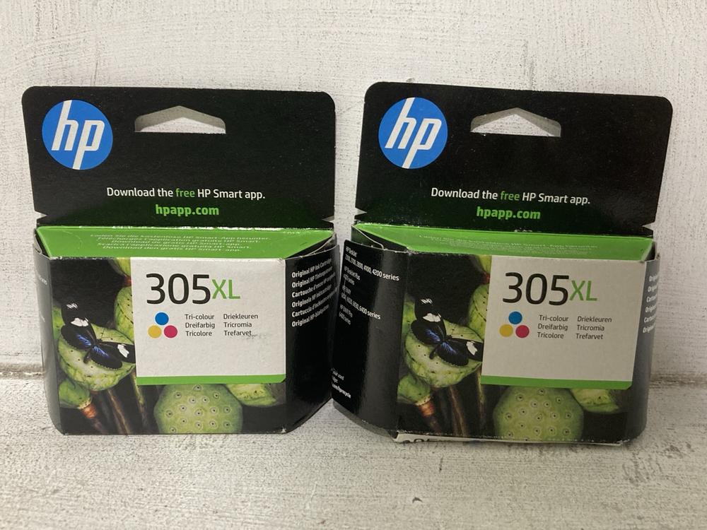 Lot 462  
            Chesterfield SR46 - Parcel Delivery Only 

                
6 X HP 305 XL TRI-COLOUR ORIGINAL INK CARTRIDGE (LOCATION: I3)