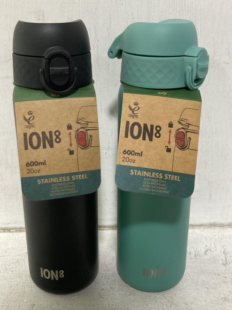 Lot 467  
            Chesterfield SR46 - Parcel Delivery Only 

                
6 X ASSORTED ION8 BOTTLES TO INCLUDE ION8 350ML FLIP-LID BOTTLE IN BLUE (LOCATION...