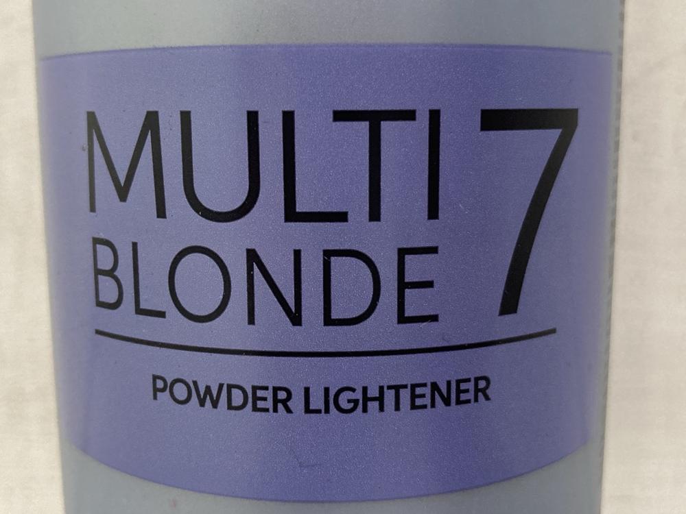 Lot 470  
            Chesterfield SR46 - Parcel Delivery Only 

                
4 X WELLA BLONDE MULTI BLONDE 7 POWDER LIGHTENER 400G (LOCATION: I3)