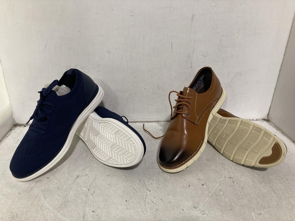 Lot 472  
            Chesterfield SR46 - Parcel Delivery Only 

                
4 X ASSORTED ADULTS SHOES TO INCLUDE BRUNO MARC URBAN-08 SHOES IN BLACK - UK SIZE...