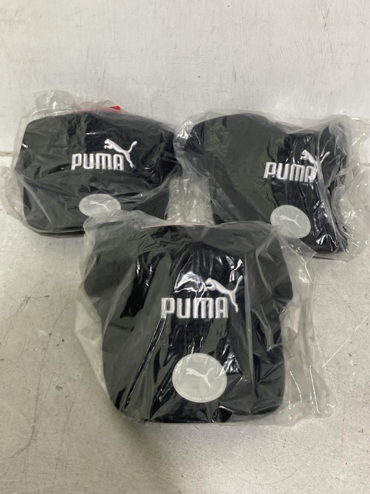 Lot 483  
            Chesterfield SR46 - Parcel Delivery Only 

                
12 X PUMA ADULTS CAP IN BLACK - ONESIZE (LOCATION: I3)