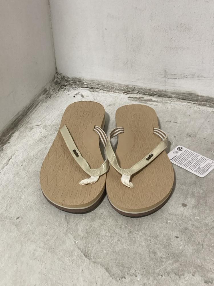 Lot 501  
            Chesterfield SR46 - Parcel Delivery Only 

                
BOX OF ASSORTED SHOES TO INCLUDE KUAILU FLIP FLOPS SIZE 7 UK (LOCATION: I4)