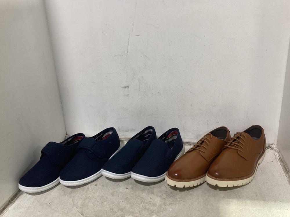 Lot 503  
            Chesterfield SR46 - Parcel Delivery Only 

                
5 X ASSORTED SHOES TO INCLUDE JO AND JOE SHOES NAVY/GREY SIZE 9 (LOCATION: I4)