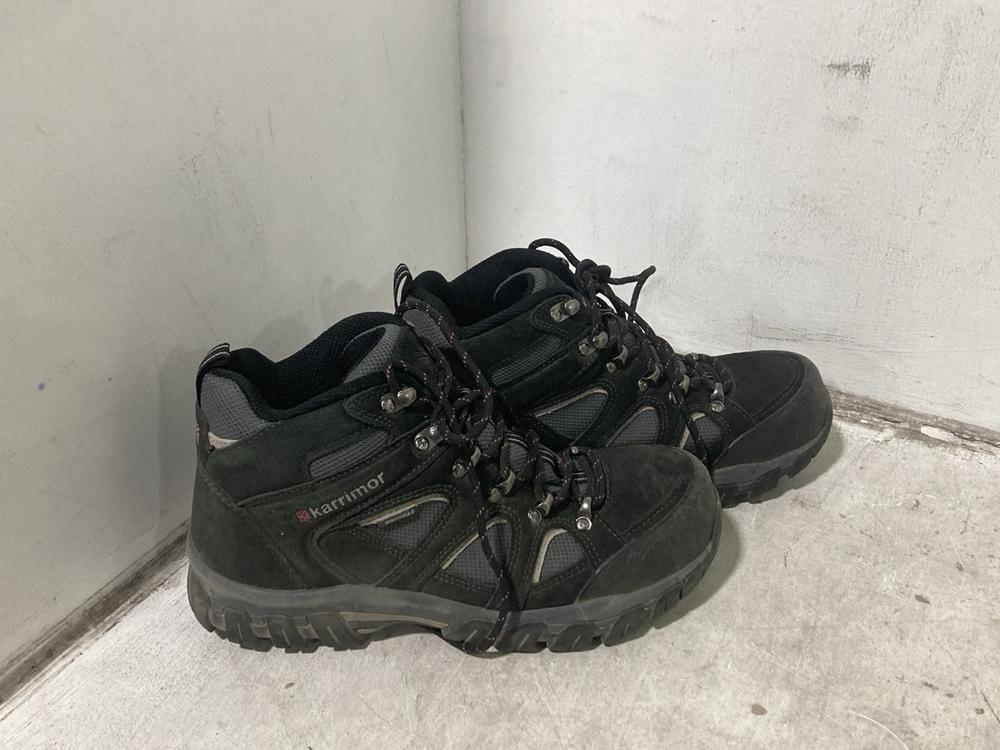Lot 508  
            Chesterfield SR46 - Parcel Delivery Only 

                
KARRIMOR WALKING BOOTS IN BLACK SEA SIZE 7 UK (LOCATION: I4)