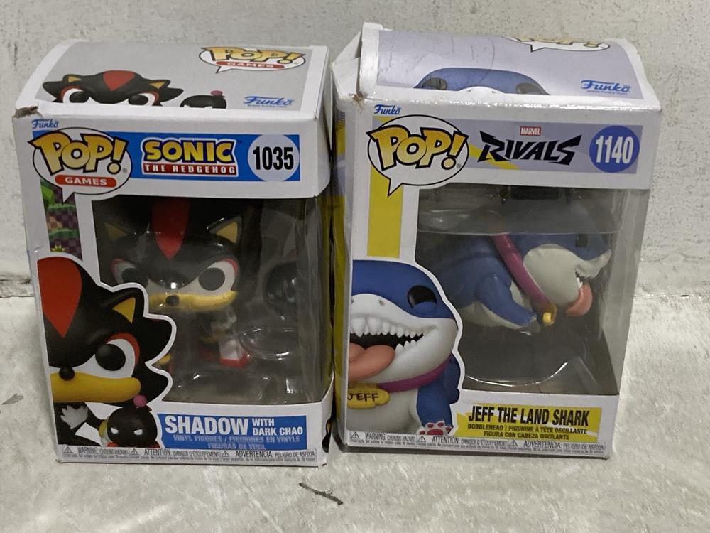 Lot 536  
            Chesterfield SR46 - Parcel Delivery Only 

                
5 X ASSORTED POP FIGURES TO INCLUDE POP TELEVISION SESAME STREET OSCAR THE GROUCH...