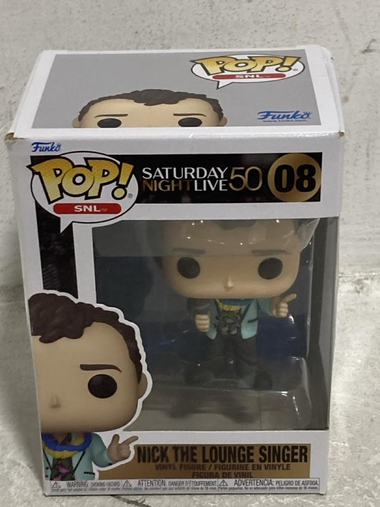 Lot 536  
            Chesterfield SR46 - Parcel Delivery Only 

                
5 X ASSORTED POP FIGURES TO INCLUDE POP TELEVISION SESAME STREET OSCAR THE GROUCH...