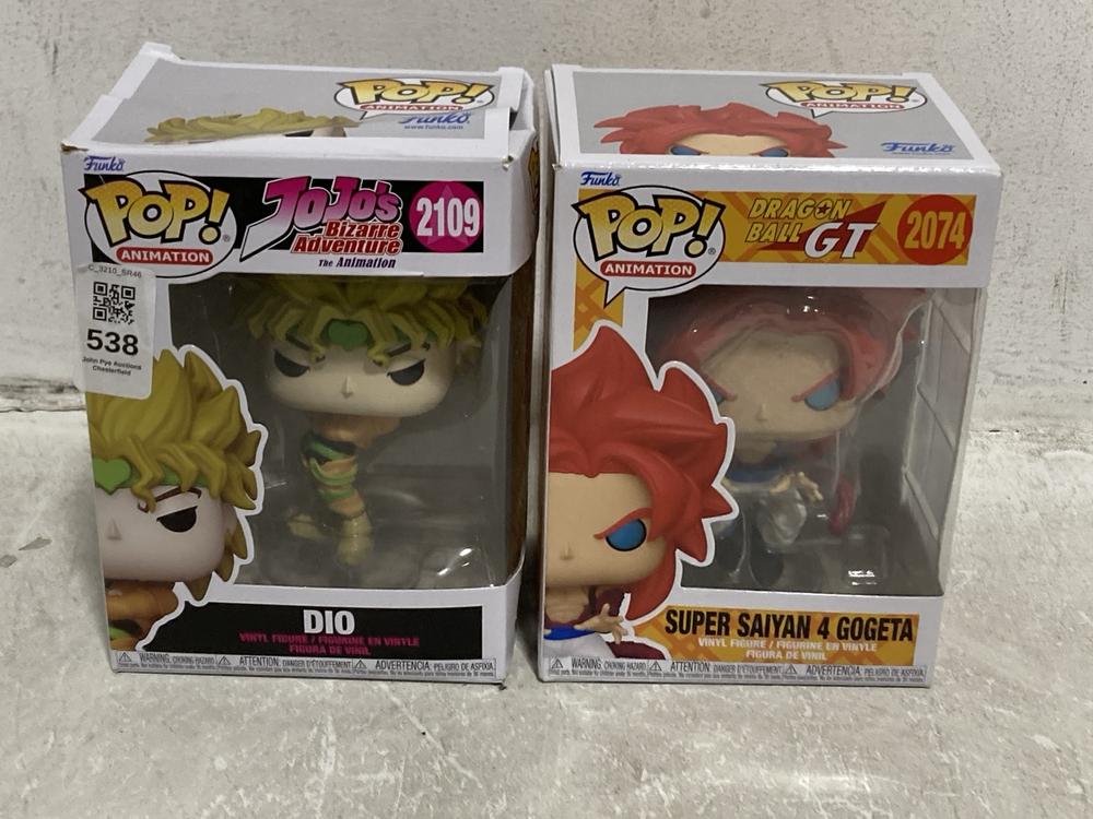 Lot 538  
            Chesterfield SR46 - Parcel Delivery Only 

                
5 X ASSORTED POP FIGURES TO INCLUDE POP ANIMATION RANMA 2026 FIGURE (LOCATION: I5)