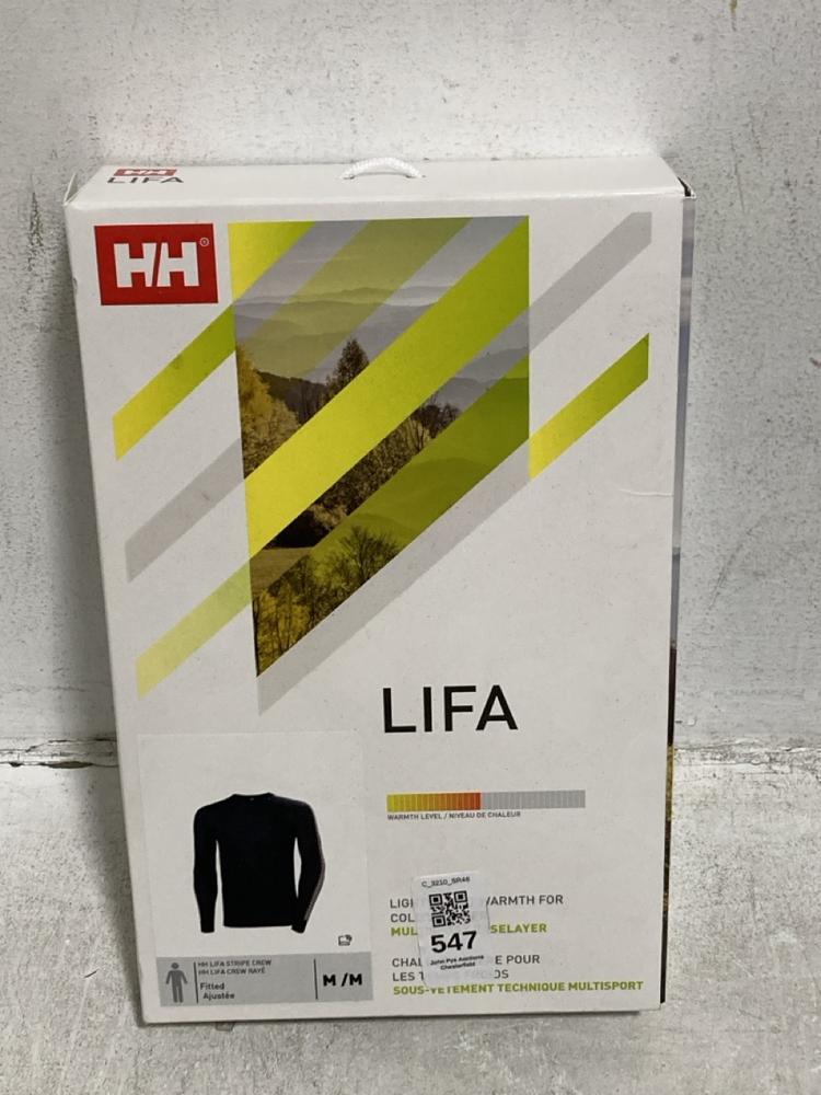 Lot 547  
            Chesterfield SR46 - Parcel Delivery Only 

                
HELLY HANSEN NAVY BLUE ZIP UP WP JACKET IN SIZE XL TO INCLUDE HELLY HANSEN LIFA I...