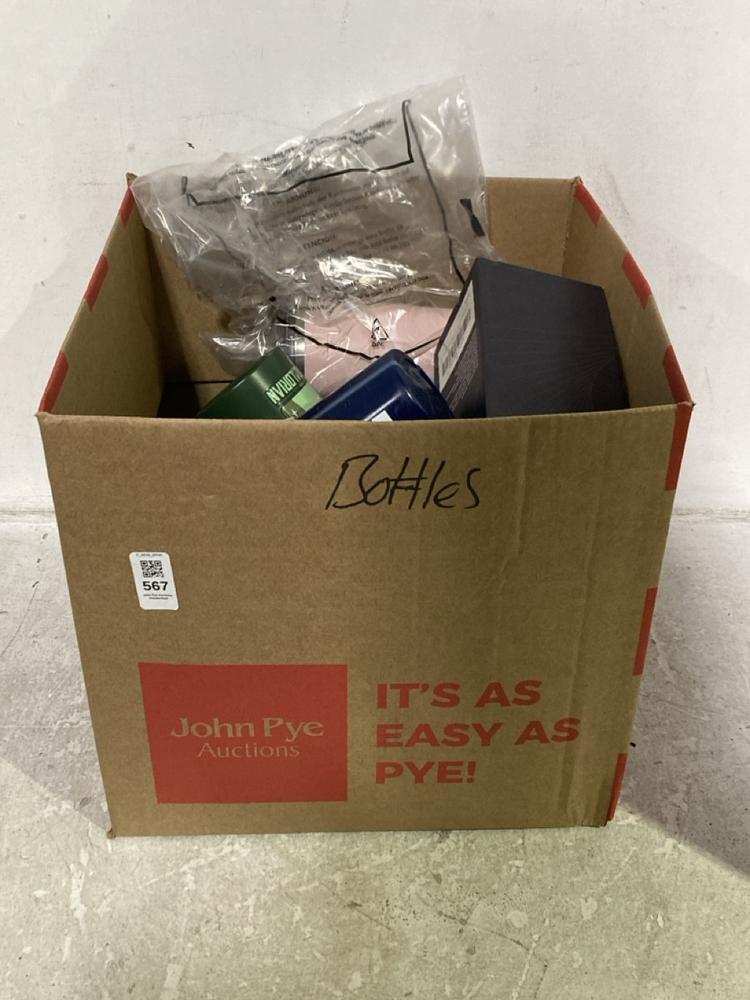 Lot 567  
            Chesterfield SR46 - Parcel Delivery Only 

                
QTY OF ASSORTED BOTTLES TO INCLUDE ION8 UNICORN FLIP-LID BOTTLE IN PURPLE (LOCATI...