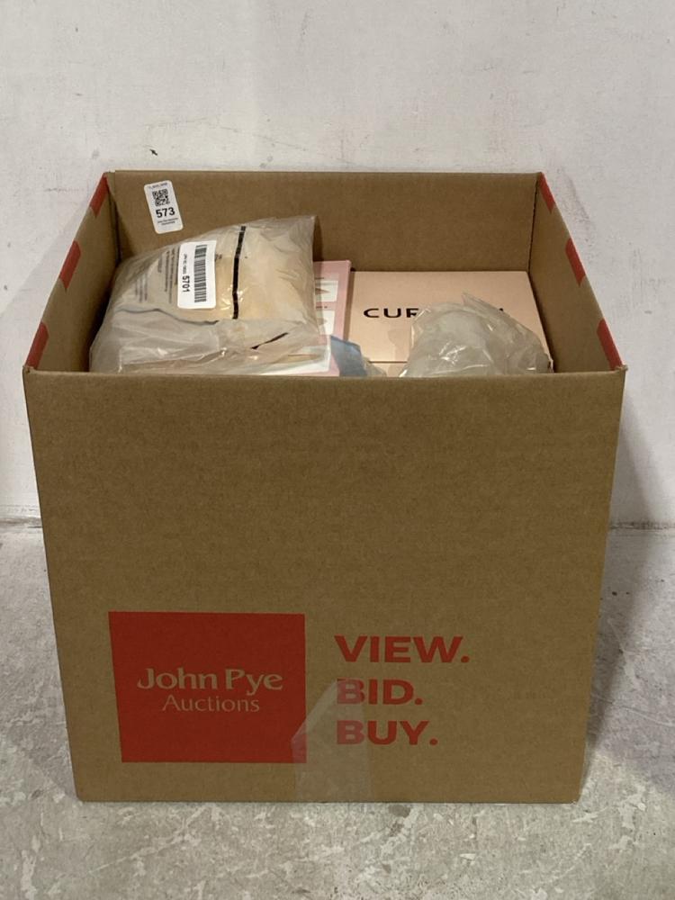 Lot 573  
            Chesterfield SR46 - Parcel Delivery Only 

                
QTY OF ASSORTED WOMENS BRAS TO INCLUDE CURLADY ADHESIVE BRA IN NUDE - ONESIZE (LO...