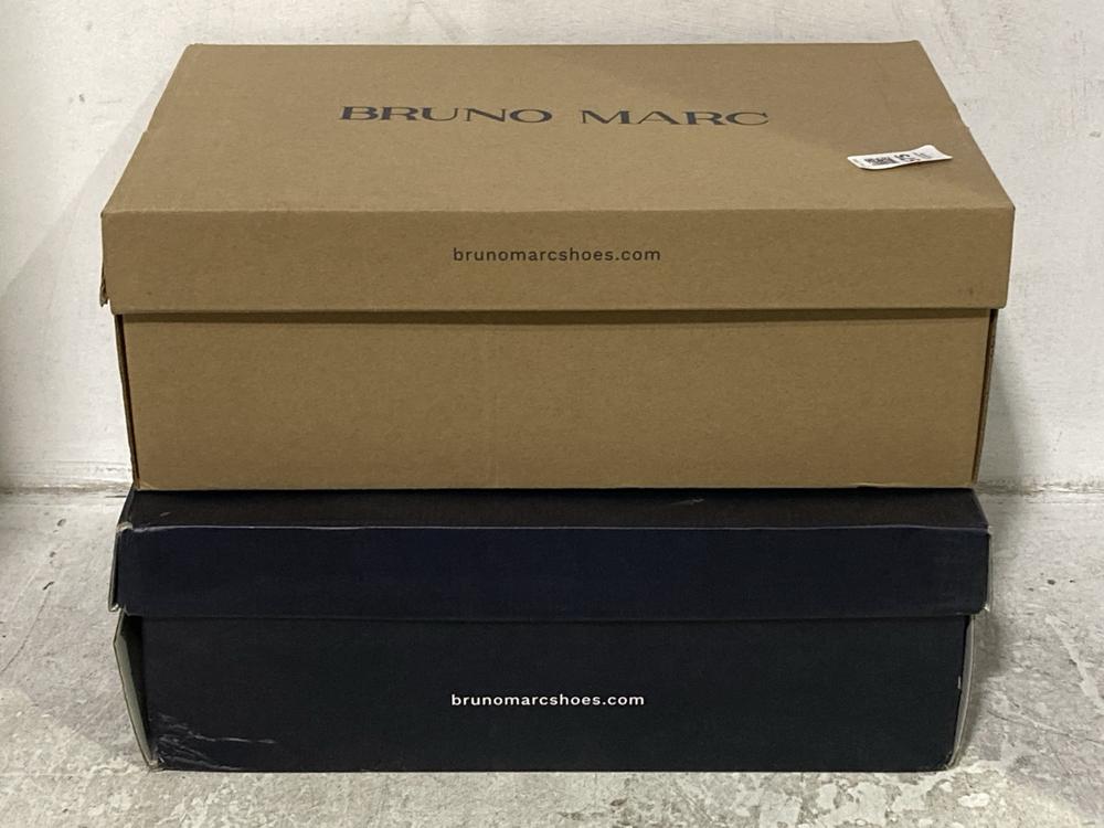 Lot 575  
            Chesterfield SR46 - Parcel Delivery Only 

                
BRUNO MARC URBAN-06-01 SHOES IN BLACK - UK SIZE 11 TO INCLUDE BRUNO MARC SBOX24 S...