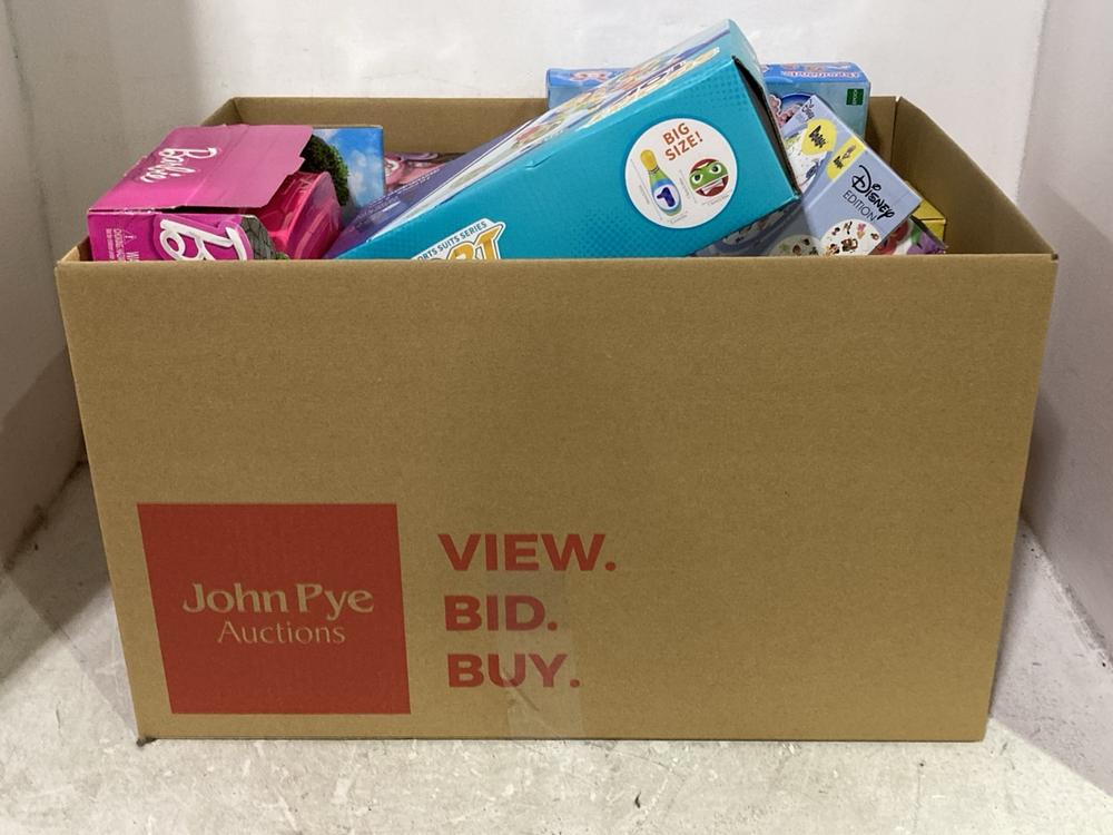 Lot 585  
            Chesterfield SR46 - Parcel Delivery Only 

                
QTY OF ASSORTED KIDS TOYS TO INCLUDE BARBIE ROOFLESS CAR IN HOT PINK (LOCATION: I1)