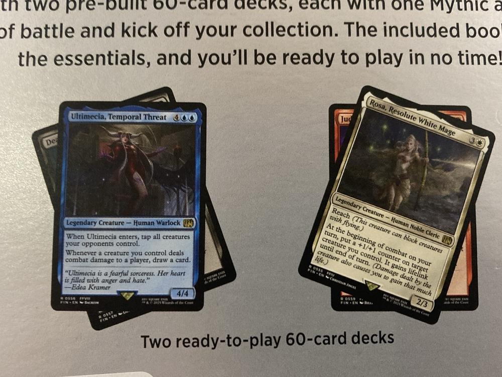 Lot 600  
            Chesterfield SR46 - Parcel Delivery Only 

                
MAGIC THE GATHERING FINAL FANTASY STARTER KIT (LOCATION: H1) - Image 3