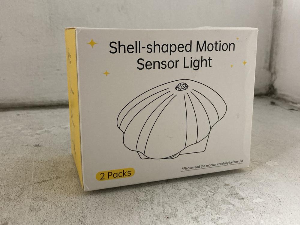 Lot 603  
            Chesterfield SR46 - Parcel Delivery Only 

                
5 X SHELL SHAPED MOTION SENSOR LIGHT (LOCATION: H1) - Image 2