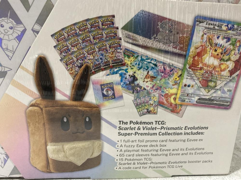 Lot 608  
            Chesterfield SR46 - Parcel Delivery Only 

                
POKEMON SCARLET AND VIOLET PRISMATIC EVOLUTIONS SUPER PREMIUM COLLECTION ORIGINAL... - Image 2