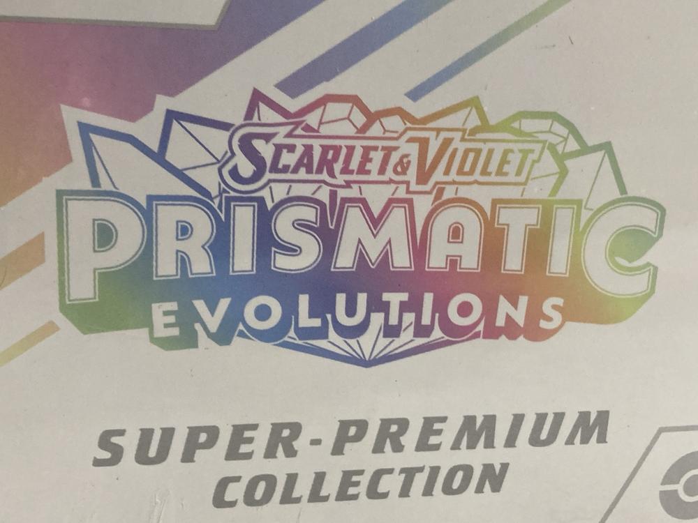 Lot 608  
            Chesterfield SR46 - Parcel Delivery Only 

                
POKEMON SCARLET AND VIOLET PRISMATIC EVOLUTIONS SUPER PREMIUM COLLECTION ORIGINAL... - Image 4
