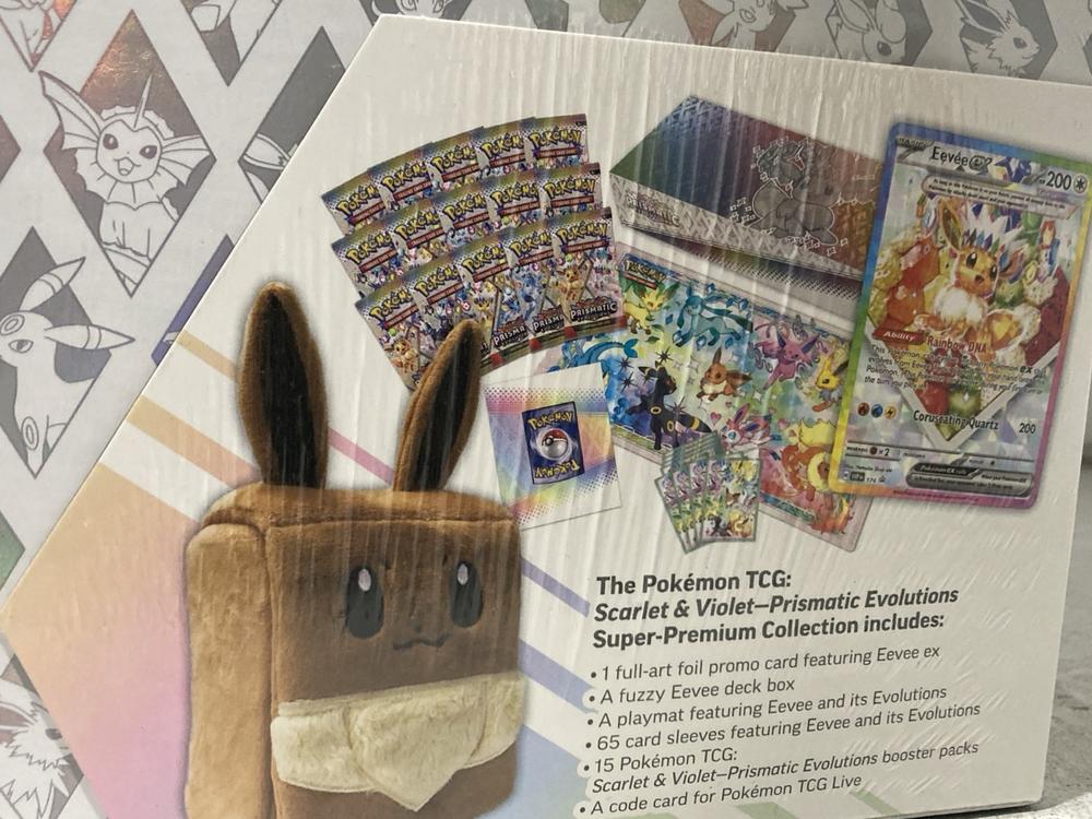 Lot 609  
            Chesterfield SR46 - Parcel Delivery Only 

                
POKEMON SCARLET AND VIOLET PRISMATIC EVOLUTIONS SUPER PREMIUM COLLECTION ORIGINAL... - Image 2