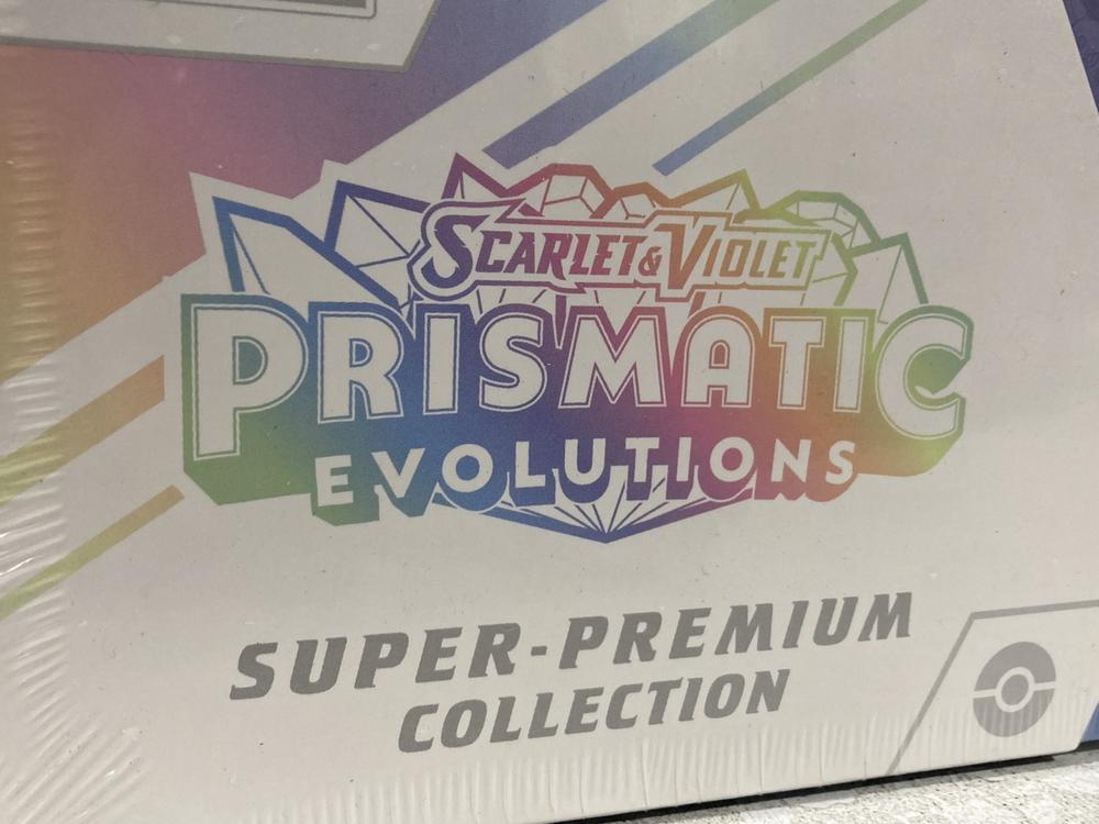 Lot 609  
            Chesterfield SR46 - Parcel Delivery Only 

                
POKEMON SCARLET AND VIOLET PRISMATIC EVOLUTIONS SUPER PREMIUM COLLECTION ORIGINAL... - Image 4