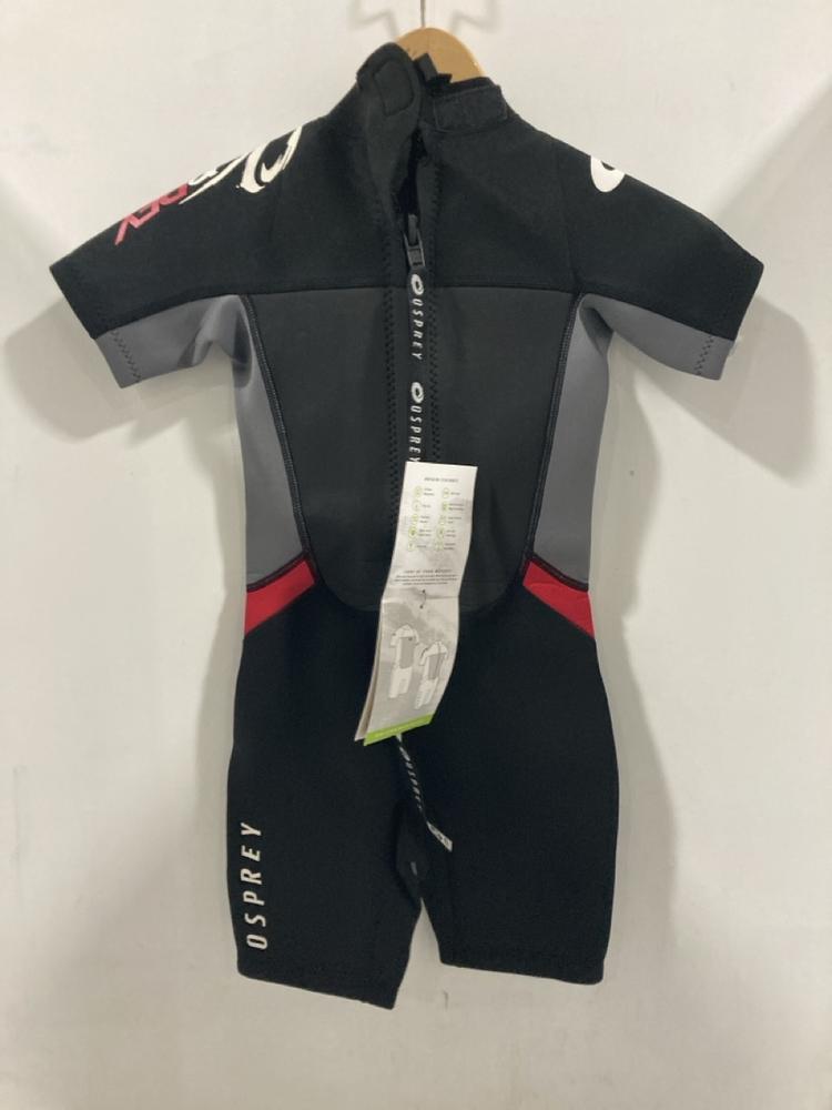 Lot 617  
            Chesterfield SR46 - Parcel Delivery Only 

                
OSPREY KIDS WETSUIT IN BLACK MEDIUM SHORT (LOCATION: H1) - Image 2
