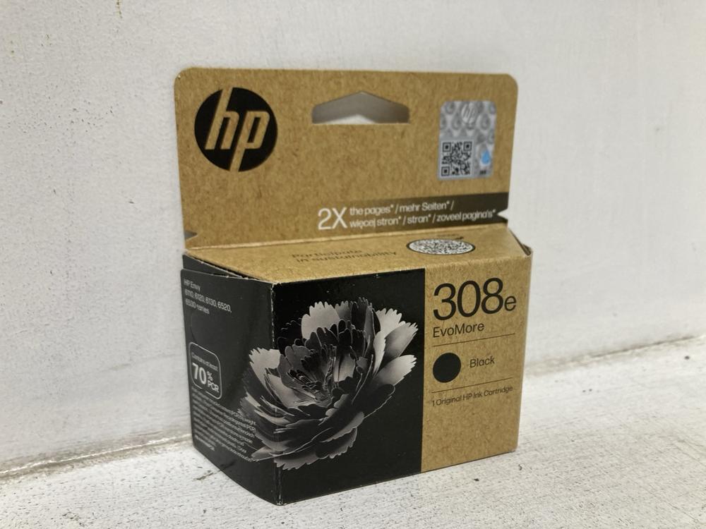 Lot 647  
            Chesterfield SR46 - Parcel Delivery Only 

                
6 X HP 308E EVO MORE BLACK 1 ORIGINAL HP INK CARTRIDGES (LOCATION: H2) - Image 3