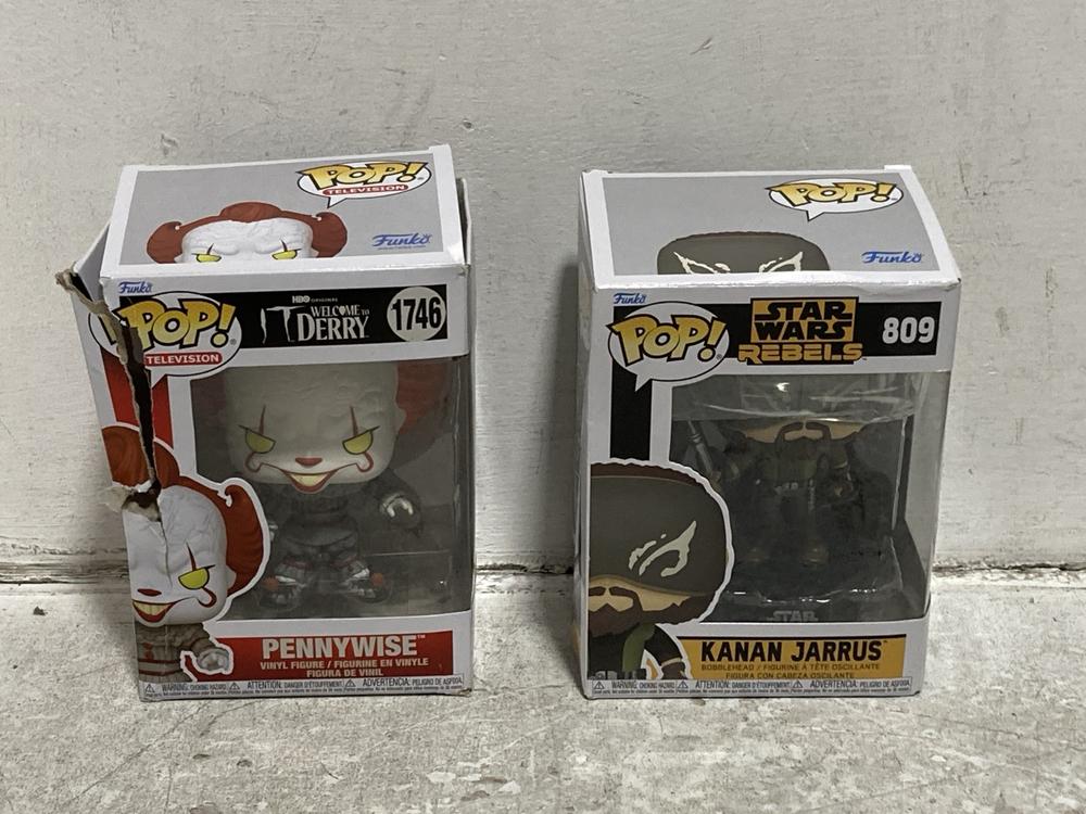 Lot 654  
            Chesterfield SR46 - Parcel Delivery Only 

                
5 X ASSORTED FUNKO POP VINYL FIGURES TO INCLUDE FUNKO POP WICKED 1926 GLINDA IN B... - Image 2