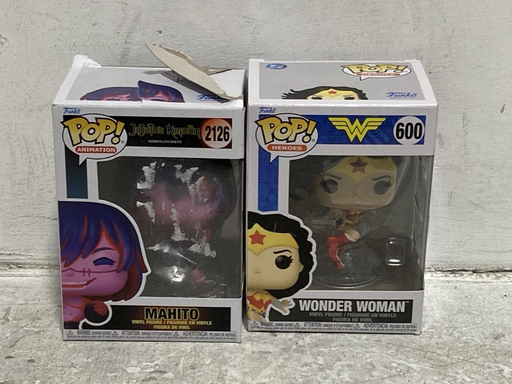 Lot 655  
            Chesterfield SR46 - Parcel Delivery Only 

                
5 X ASSORTED FUNKO POP VINYL FIGURES TO INCLUDE FUNKO POP ALICE & WONDERLAND 1650... - Image 2