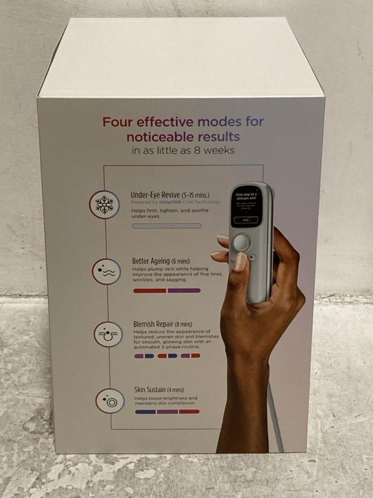 Lot 672  
            Chesterfield SR46 - Parcel Delivery Only 

                
SHARK CRYO GLOW UNDER-EYE COOLING & LED ANTI-AGING & BLEMISH REPAIR FACE MASK - O... - Image 4