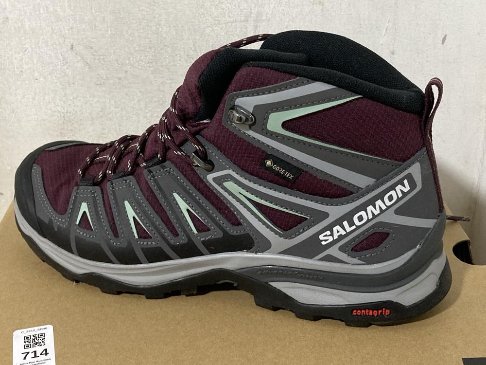 Lot 714  
            Chesterfield SR46 - Parcel Delivery Only 

                
SALOMON X ULTRA GTX TRAINERS IN BLACK & BROWN - UK SIZE 8 (LOCATION: H4) - Image 2