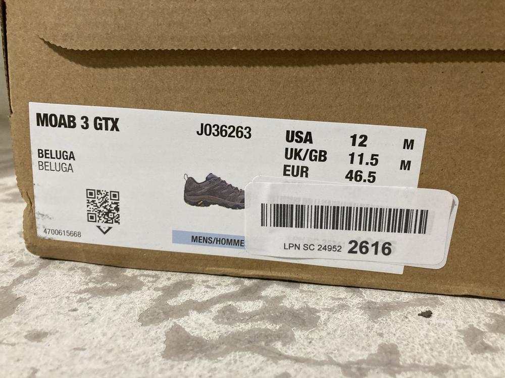 Lot 717  
            Chesterfield SR46 - Parcel Delivery Only 

                
MERRELL MOAB 6 GTX SHOES IN GREY - UK SIZE 11.5 (LOCATION: H4) - Image 2