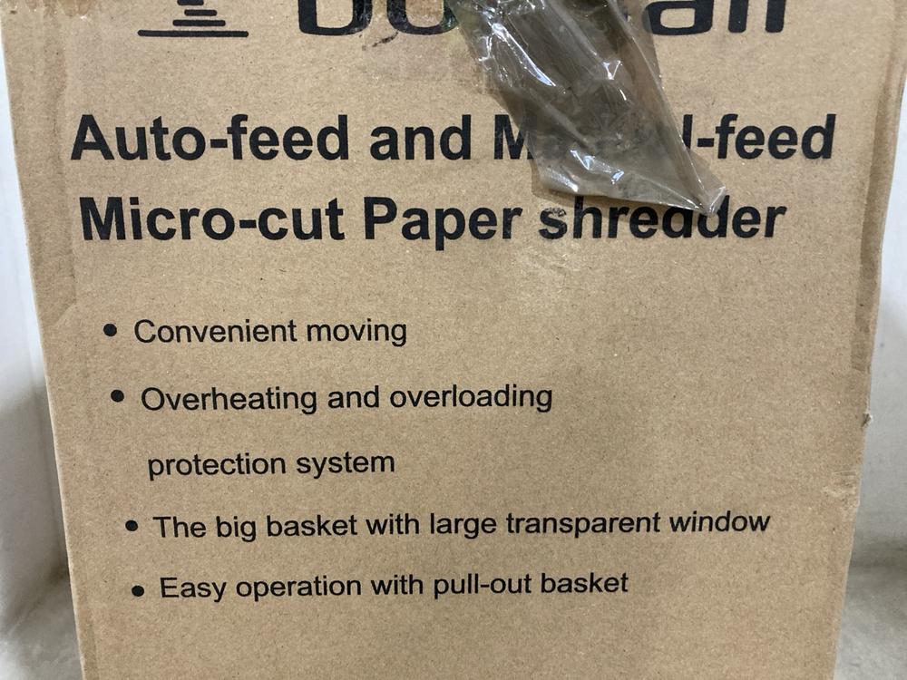 Lot 720  
            Chesterfield SR46 - Parcel Delivery Only 

                
BONSAII AUTO-FEED & MANUAL-FEED MICRO-CUT PAPER SHREDDER (LOCATION: H4) - Image 3