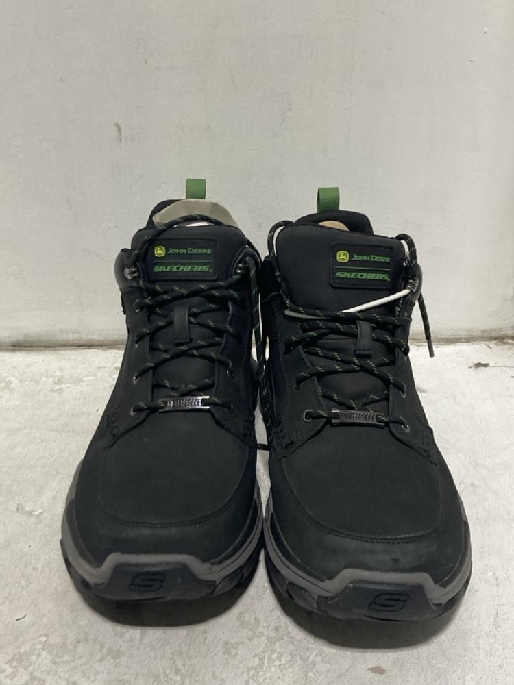 Lot 725  
            Chesterfield SR46 - Parcel Delivery Only 

                
SKECHERS JOHN DEERE BOOTS IN BLACK - UK SIZE 13 (LOCATION: H5) - Image 2