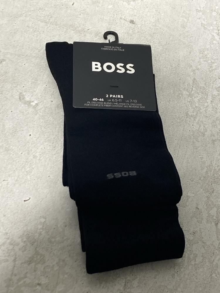 Lot 730  
            Chesterfield SR46 - Parcel Delivery Only 

                
QTY OF ASSORTED ADULTS BRANDED SOCKS TO INCLUDE BOSS 2-PACK SOCKS IN BLACK - UK S... - Image 4